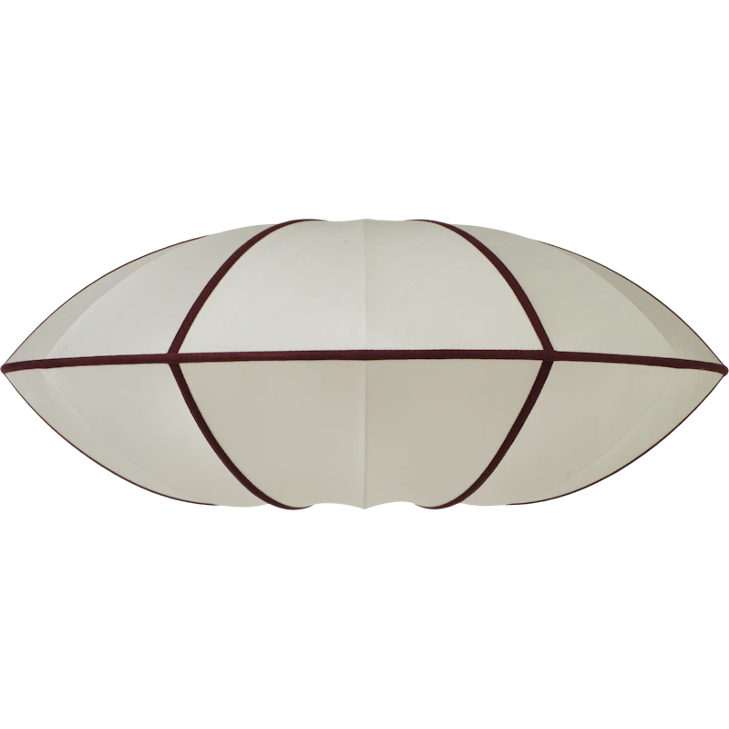 Indochina Lampeskærm UFO, Offwhite / Bordeaux