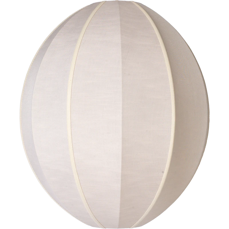 Indochina Lampeskærm Oval Stor, Sand