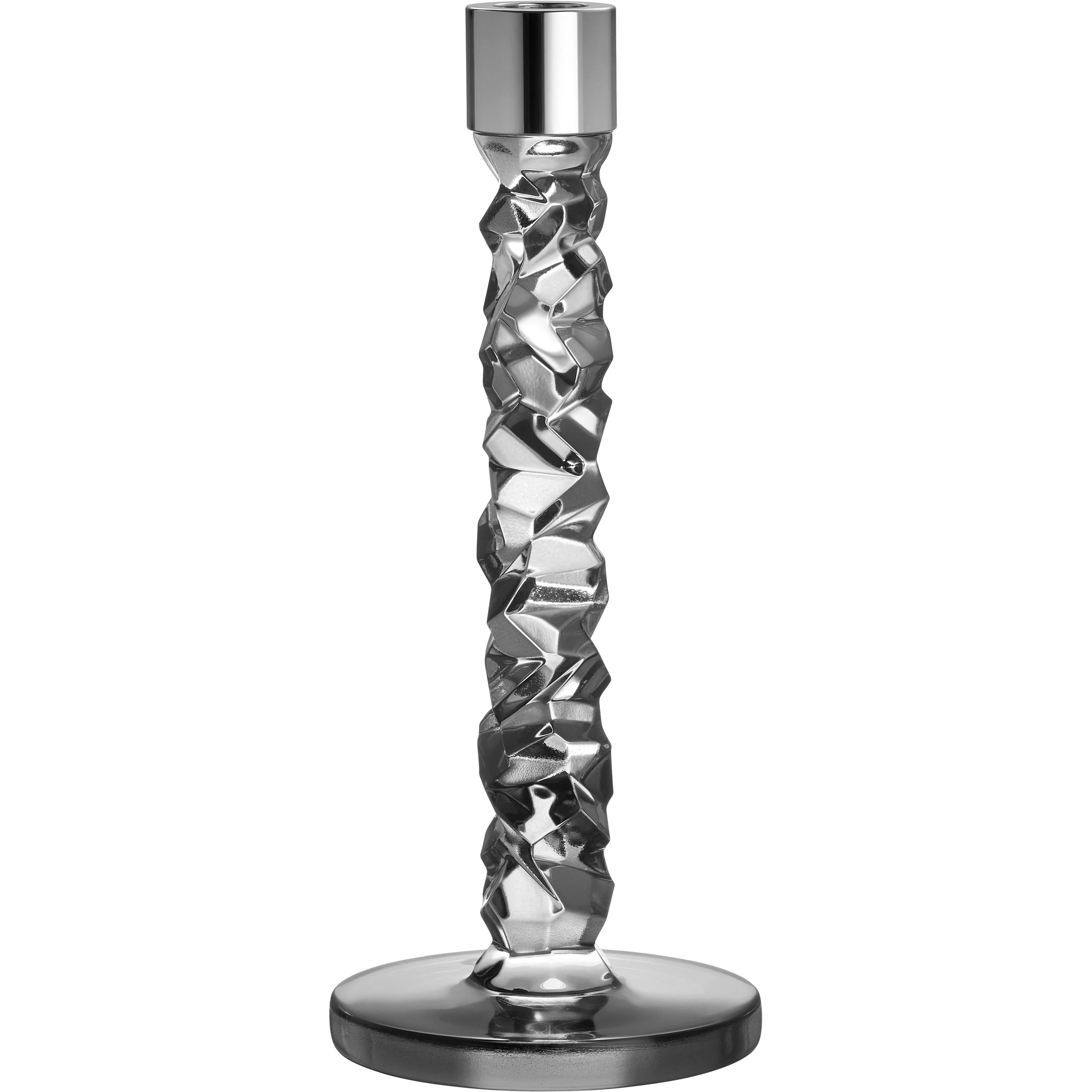 Orrefors Carat Lysestage 2-pak - Lysestager Messing Antracit - 6590170