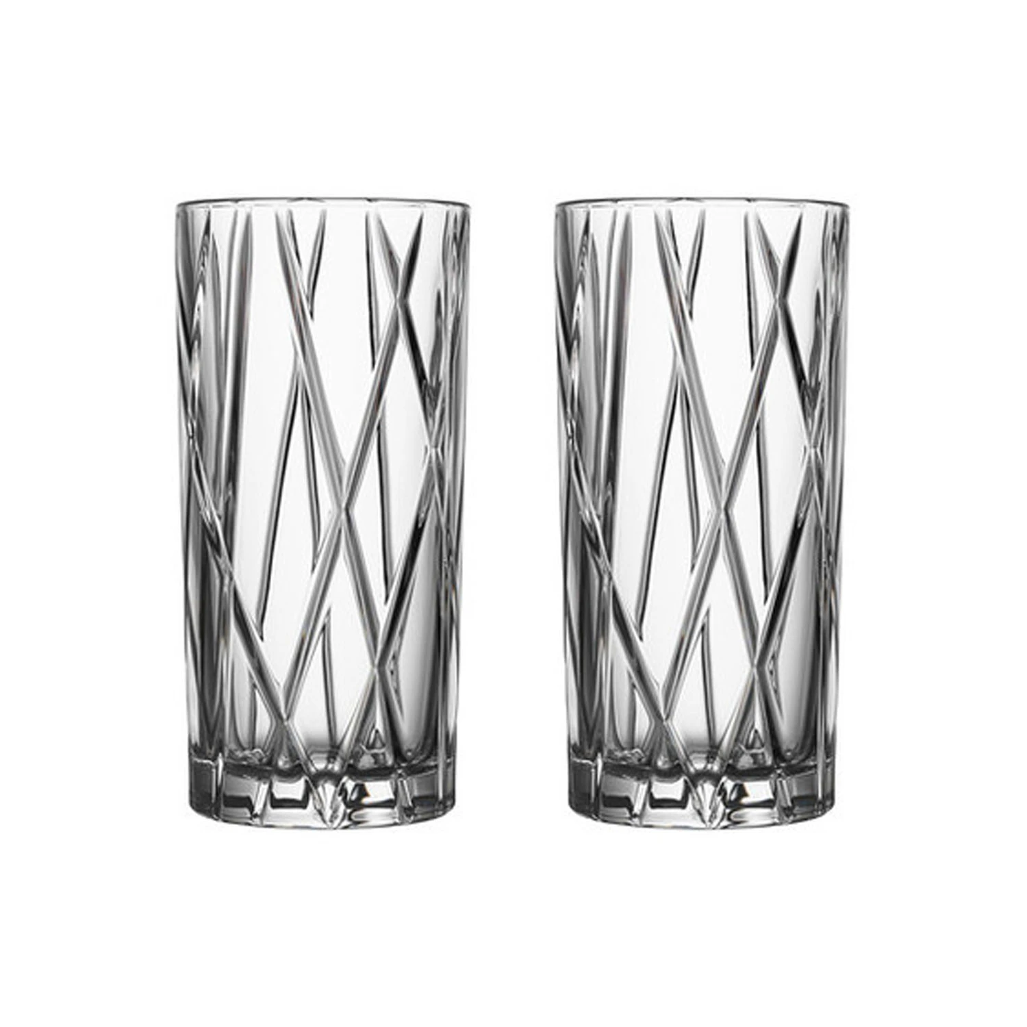 Orrefors City Highball 37 Cl 2 Pcs - Highball & Longdrink Glas Klar - 63103364