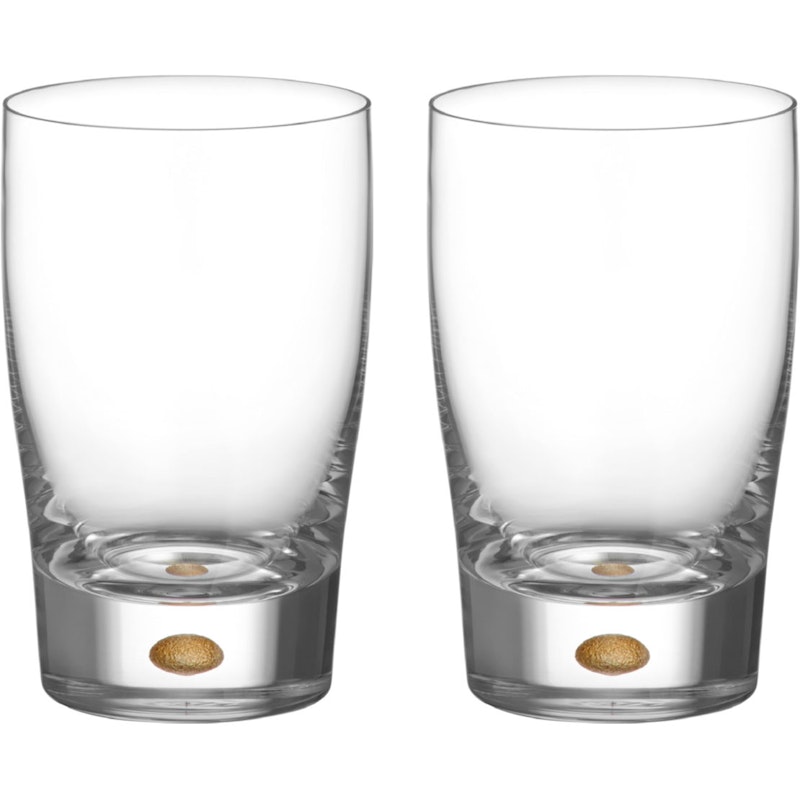 Intermezzo Drinksglas 2-pak 25 cl, Guld