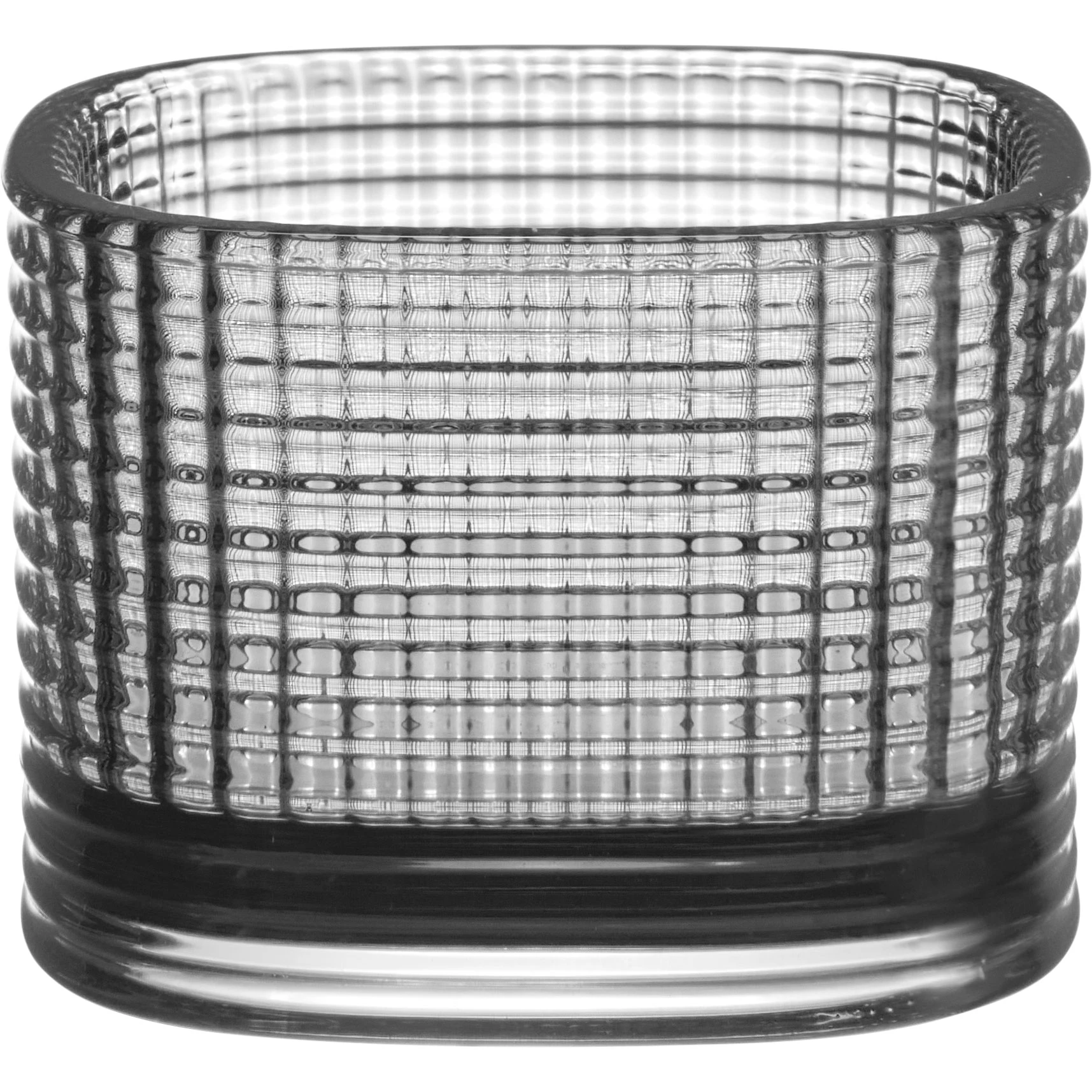 Orrefors Magica Lysestage Super Circle 50 Mm - Fyrfadsstager Glas Gr&aring; - 6541017