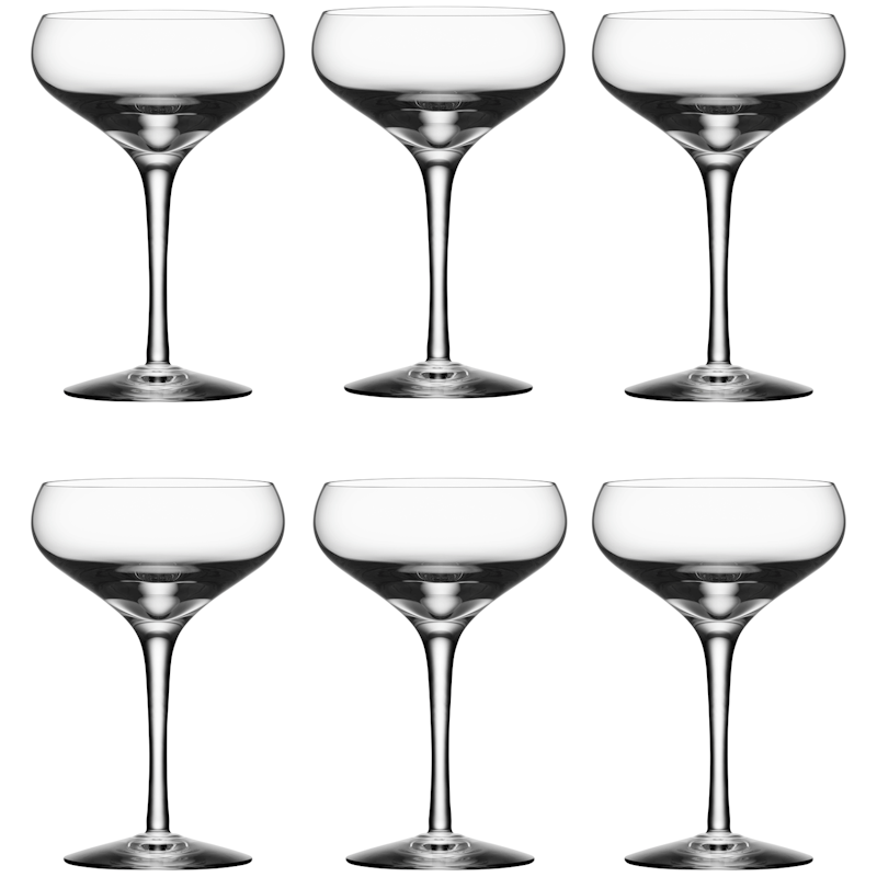 More Coupe Champagneglas 21 cl, 6-pak