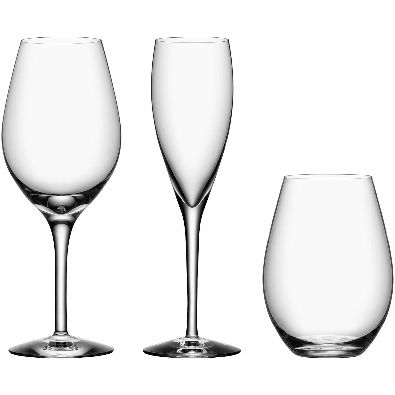 Orrefors More s&aelig;t 12-pak - Tumblers Glas Klar - 6310120