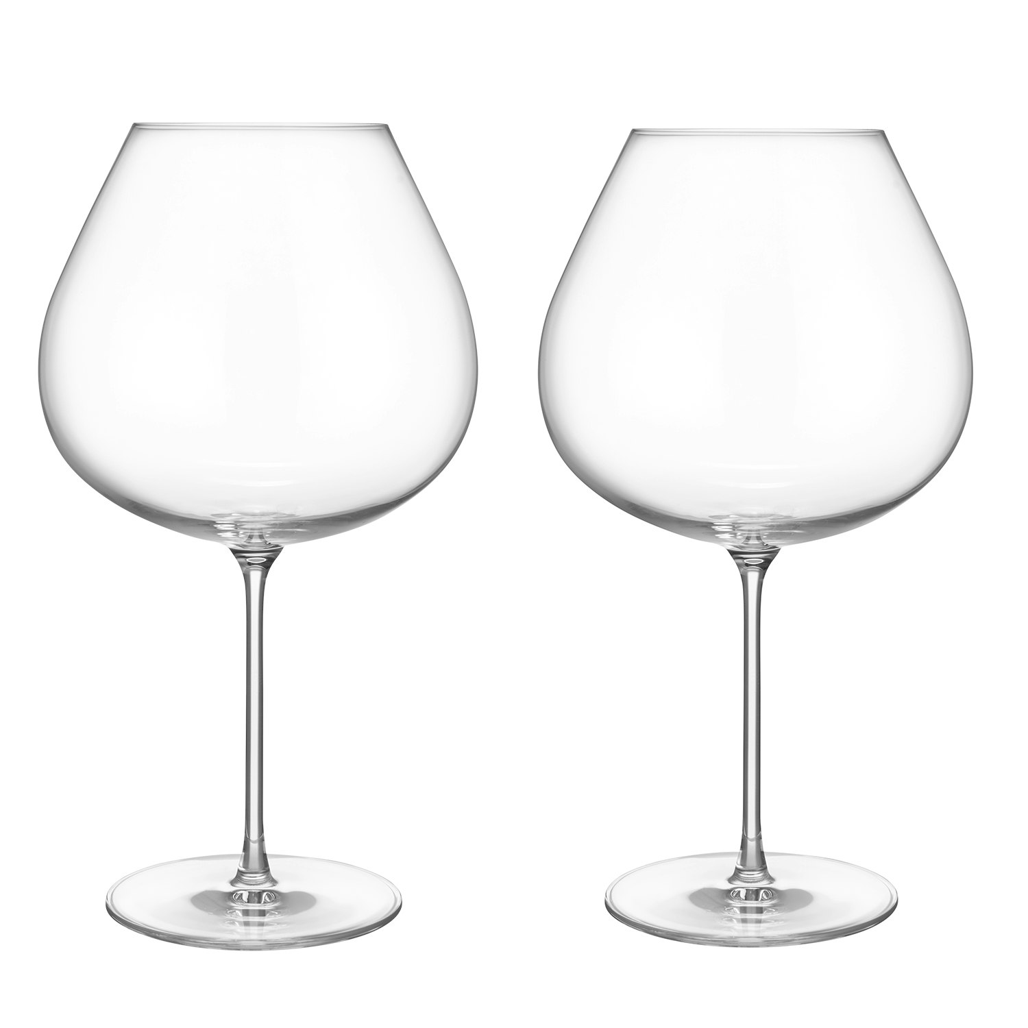 Orrefors x Bj&ouml;rn Frantz&eacute;n R&oslash;dvins 107 Cl 2-pak - Vinglas Glas Klar - 6402818
