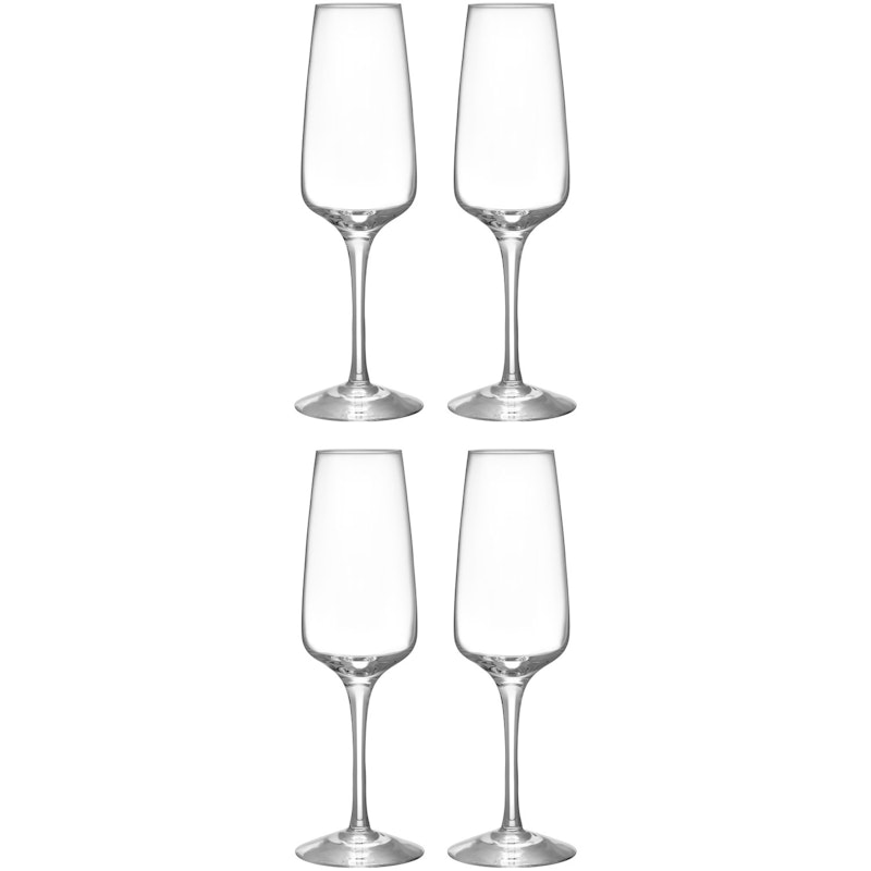 Pulse Champagneglas 4-pak, 28 cl