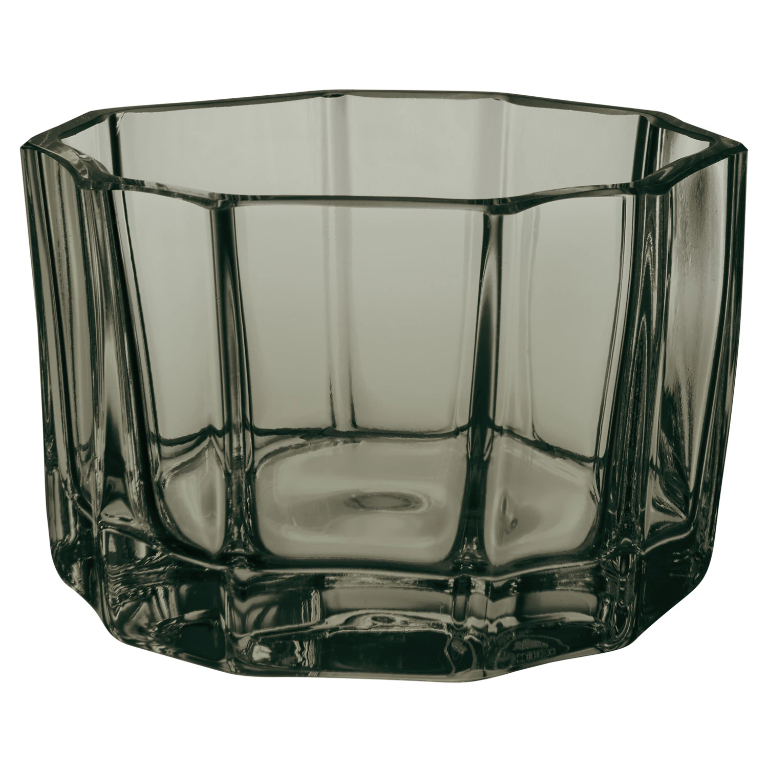 Orrefors Reed Lysestage 45 Mm Moss Green - Fyrfadsstager Glas Mosgr&oslash;n - 6540621