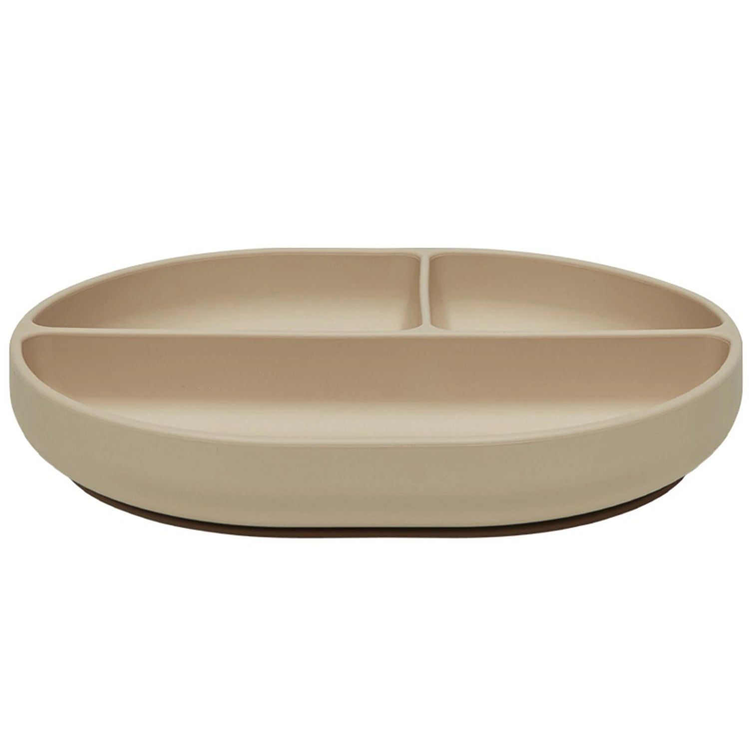 Oyoy Enkei B&oslash;rnebordservice - B&oslash;rnetallerkner Silikone Beige - M107657