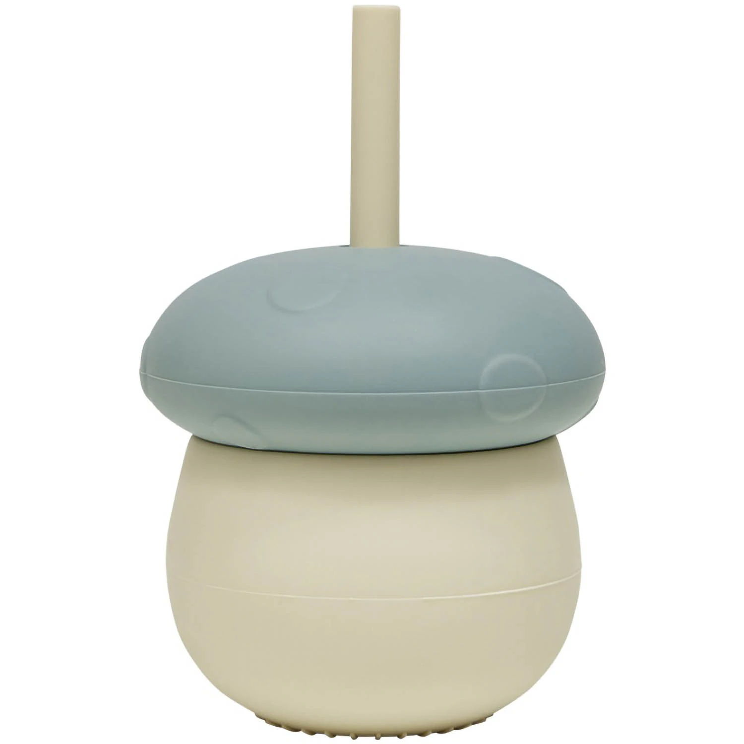 Oyoy Mushroom Krus Med L&aring;g t - B&oslash;rnekopper Silikone Bl&aring; - M107690