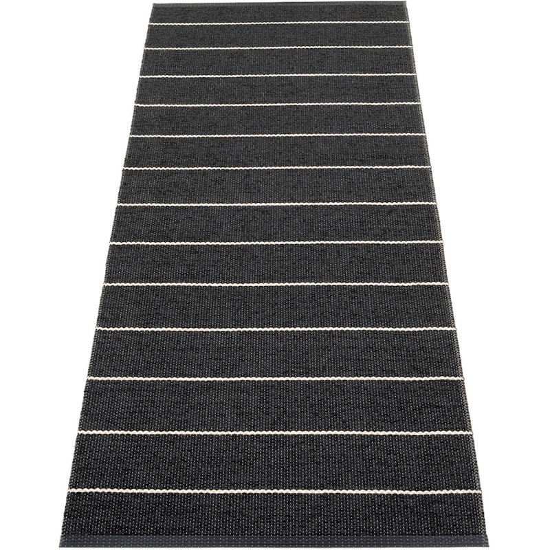 Carl Rug 70x180 cm, Black/Charcoal