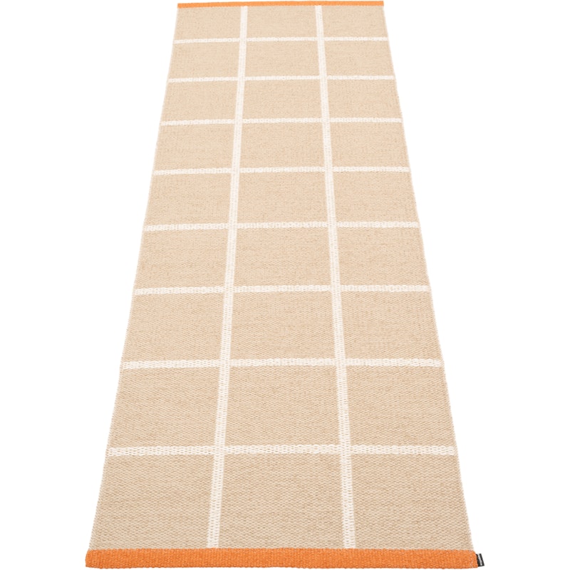 Criss Plastikmåtte Beige / Vanilla / Pale Orange, 70x225 cm