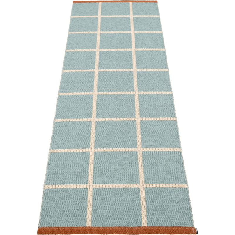 Criss Plastikmåtte Haze / Cream / Rust, 70x225 cm