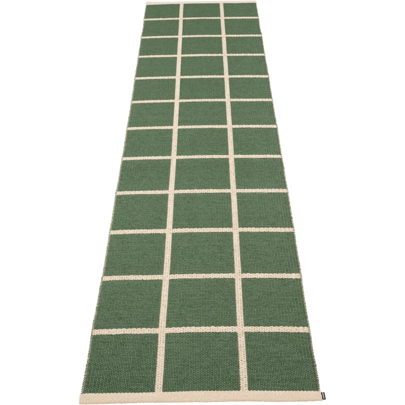 Criss Plastikmåtte Leaf / Cream, 70x300 cm