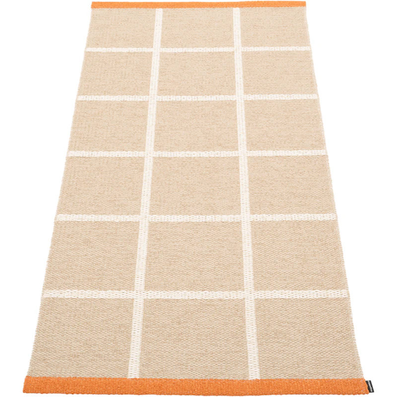 Criss Plastikmåtte Beige / Vanilla / Pale Orange, 70x150 cm