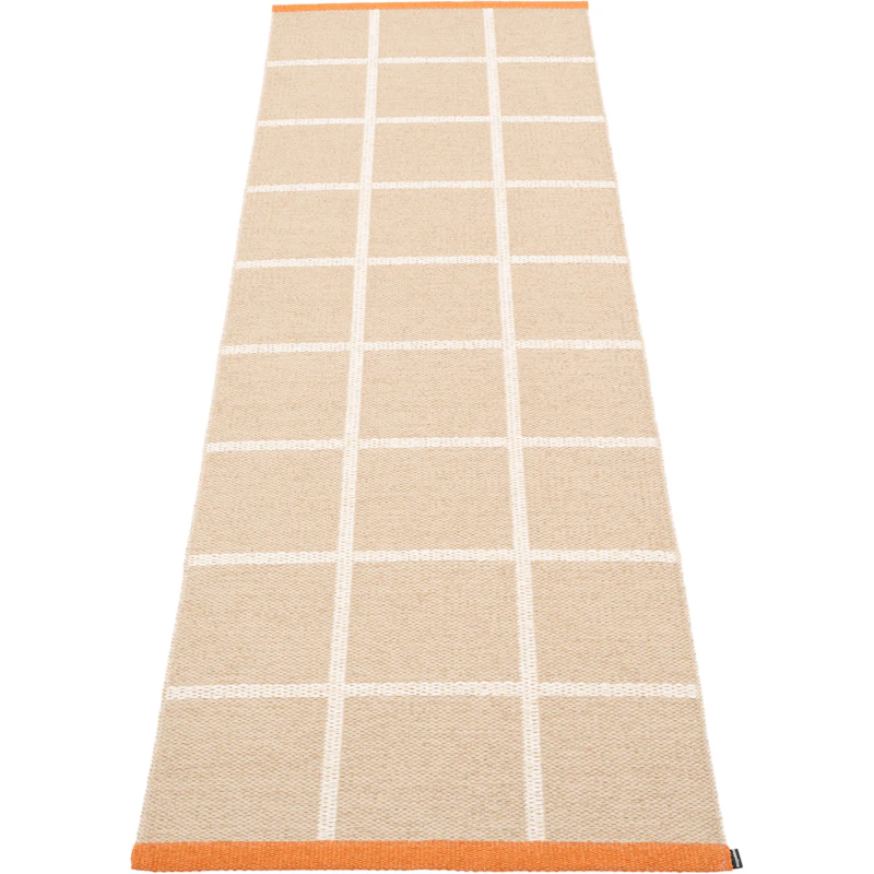 Criss Plastikmåtte Beige / Vanilla / Pale Orange, 70x225 cm