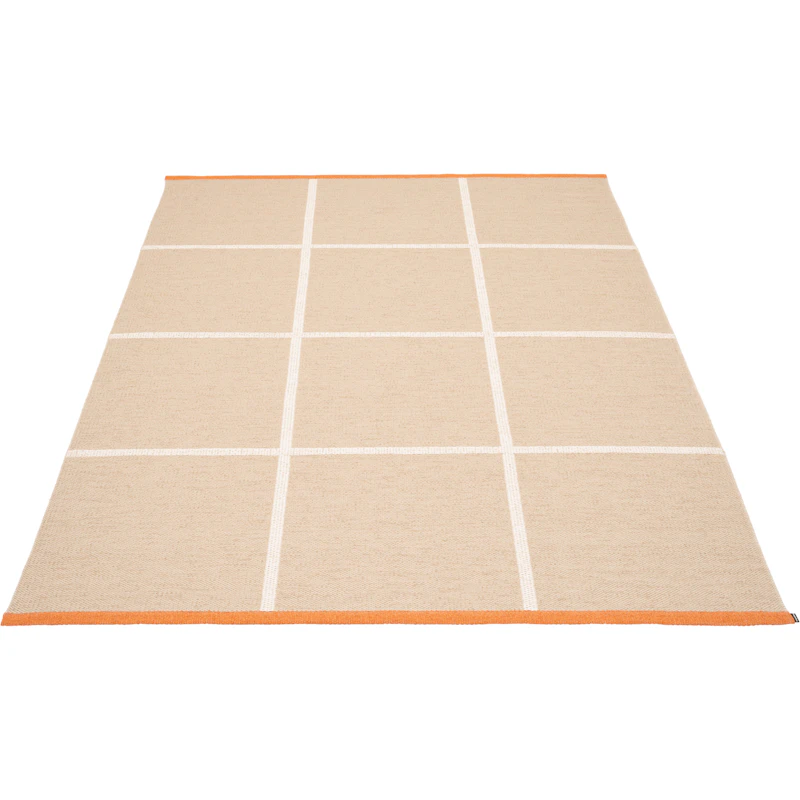 Criss Plastikmåtte Beige / Vanilla / Pale Orange, 180x260 cm