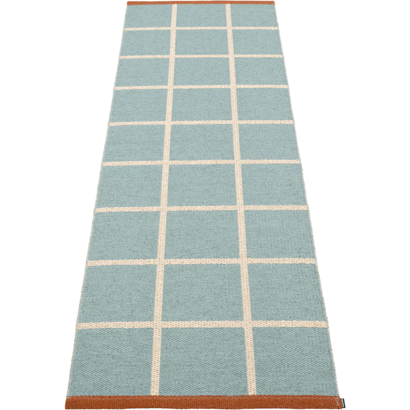 Criss Plastikmåtte Haze / Cream / Rust, 70x225 cm