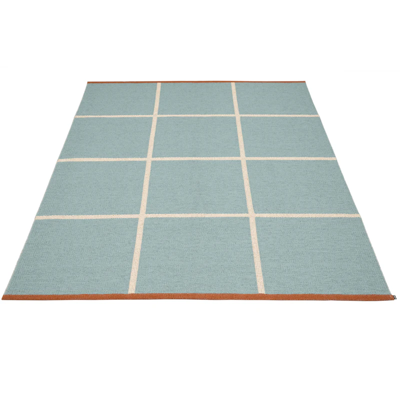 Criss Plastikmåtte Haze / Cream / Rust, 180x260 cm
