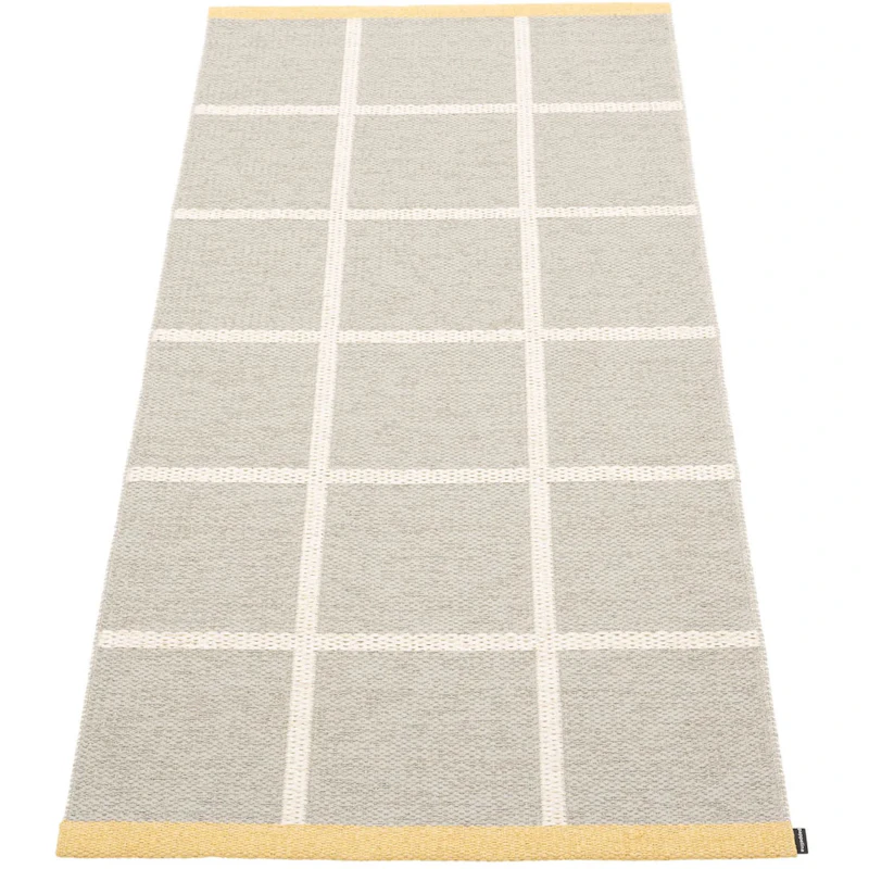 Criss Plastikmåtte Linen / Vanilla / Pale Yellow, 70x150 cm