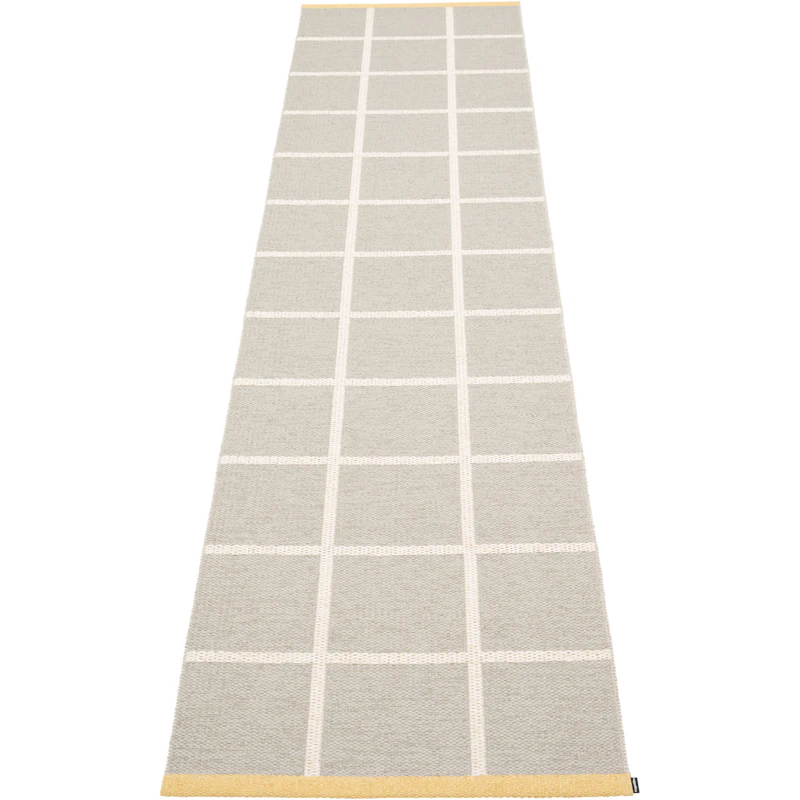 Criss Plastikmåtte Linen / Vanilla / Pale Yellow, 70x300 cm