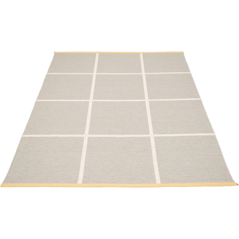 Criss Plastikmåtte Linen / Vanilla / Pale Yellow, 180x260 cm