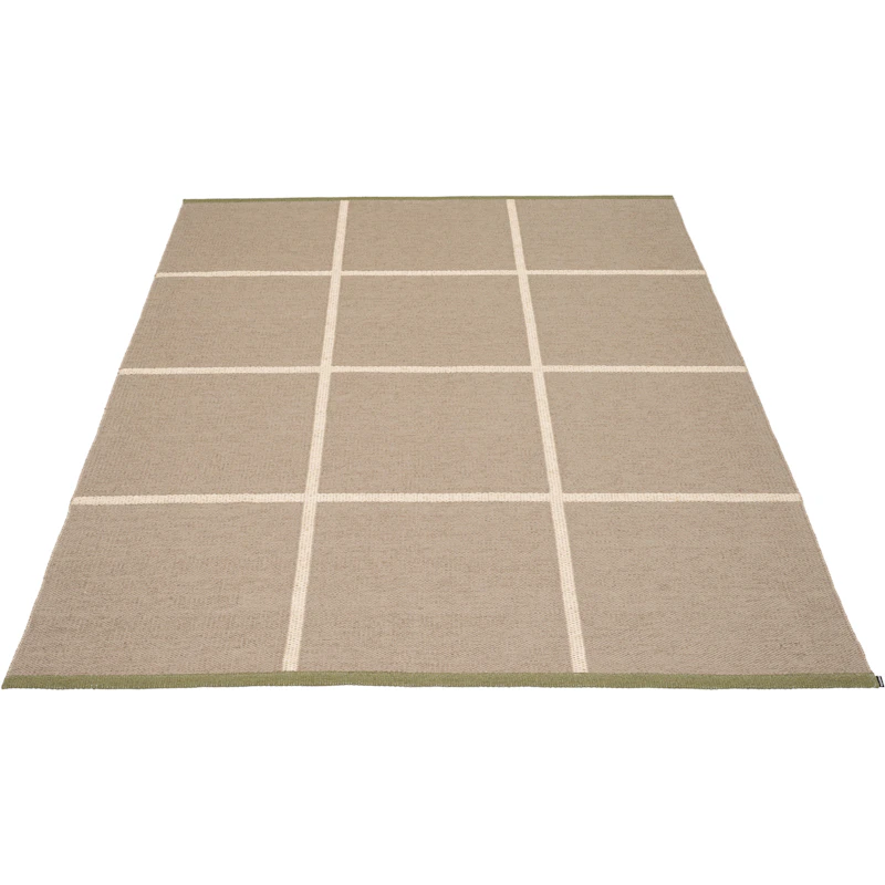 Criss Plastikmåtte Potato / Cream / Pine, 180x260 cm