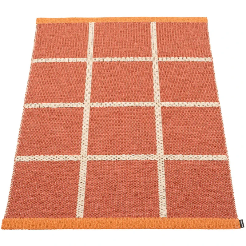 Criss Pop Plastikmåtte 70x100 cm, Brick / Cream / Pale Orange