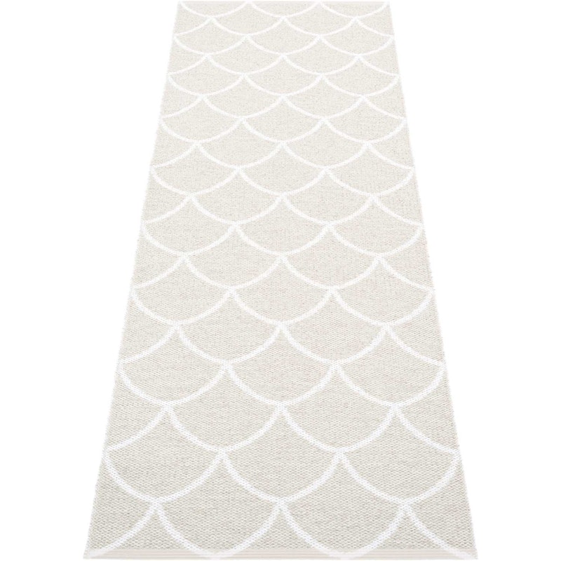 Kotte Tæppe Fossil Grey/ White, 70x225 cm