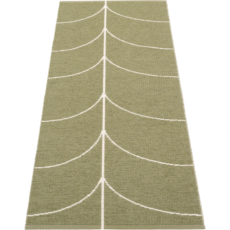 Leif Plastikmåtte Pine / Vanilla, 70x180 cm