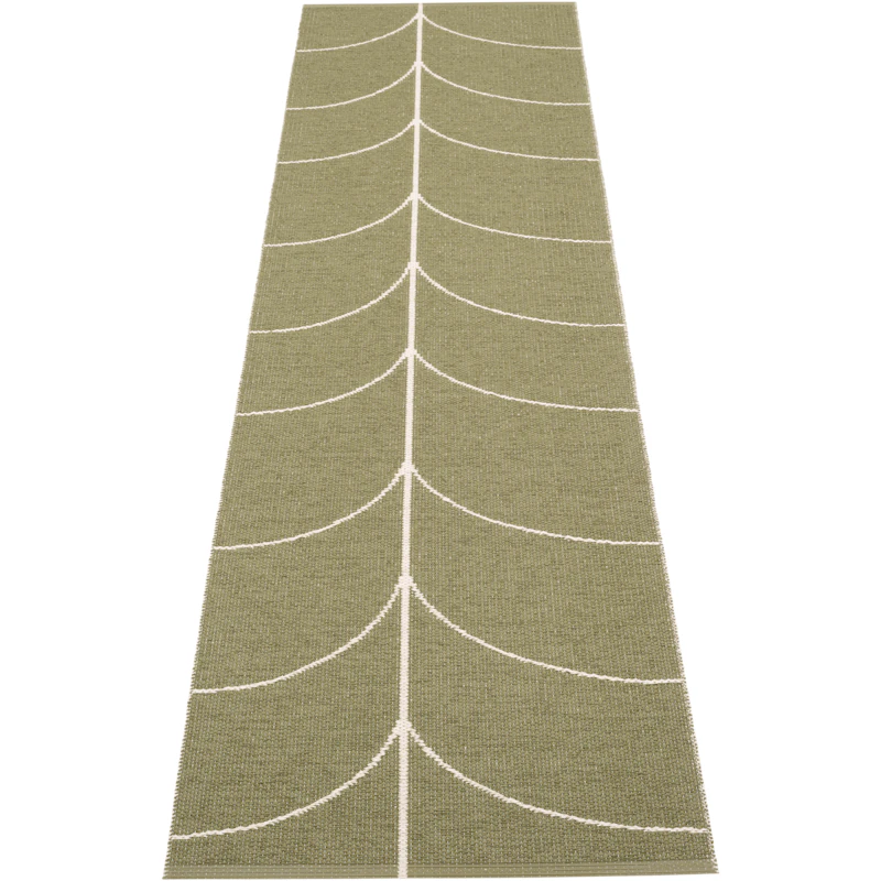 Leif Plastikmåtte Pine / Vanilla, 70x270 cm