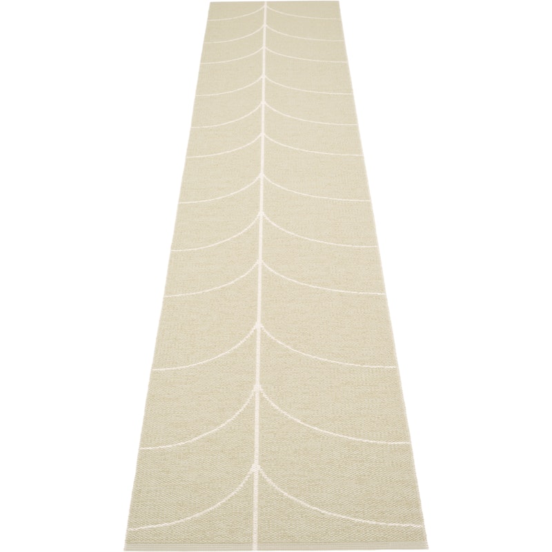 Leif Plastikmåtte Seagrass / Vanilla, 70x360 cm