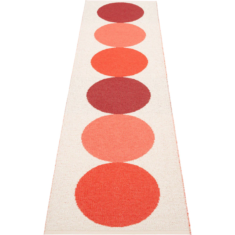 Otto Tæppe Berry / Vanilla, 70x280 cm