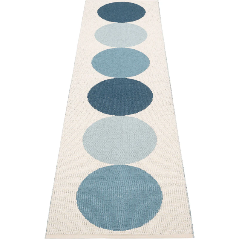 Otto Tæppe Sky/Vanilla, 70x280 cm