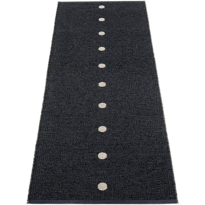 Peg Rug 70x200 cm, Black/Lin