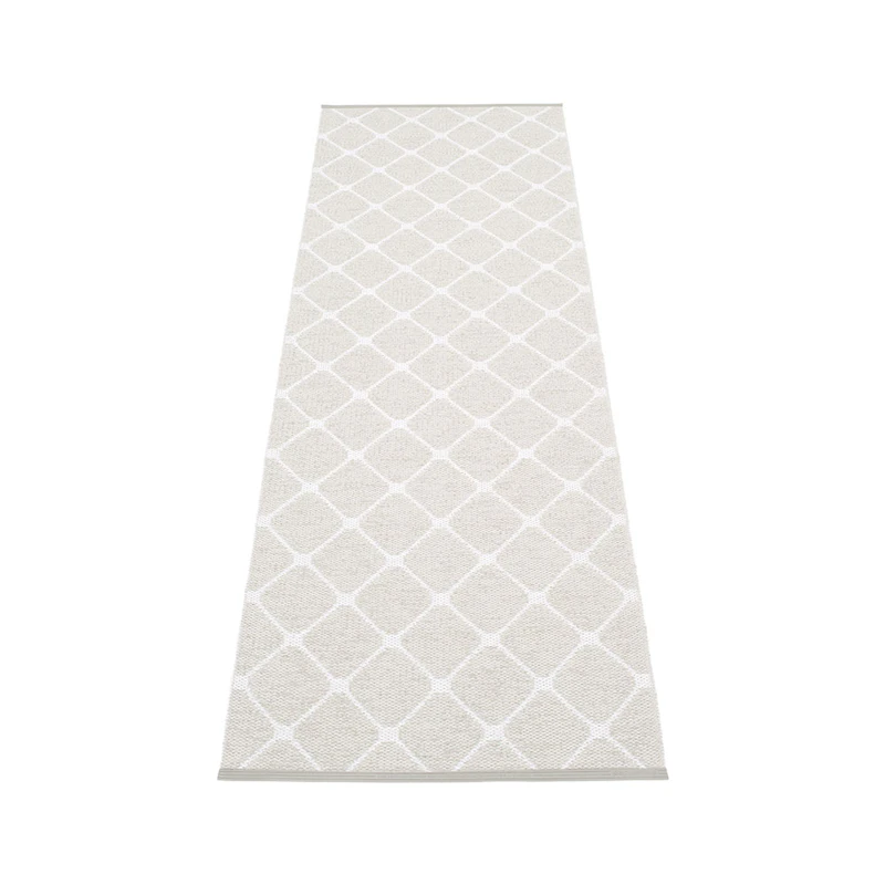 Rex Gulvtæppe 70x240 cm, Fossil/White