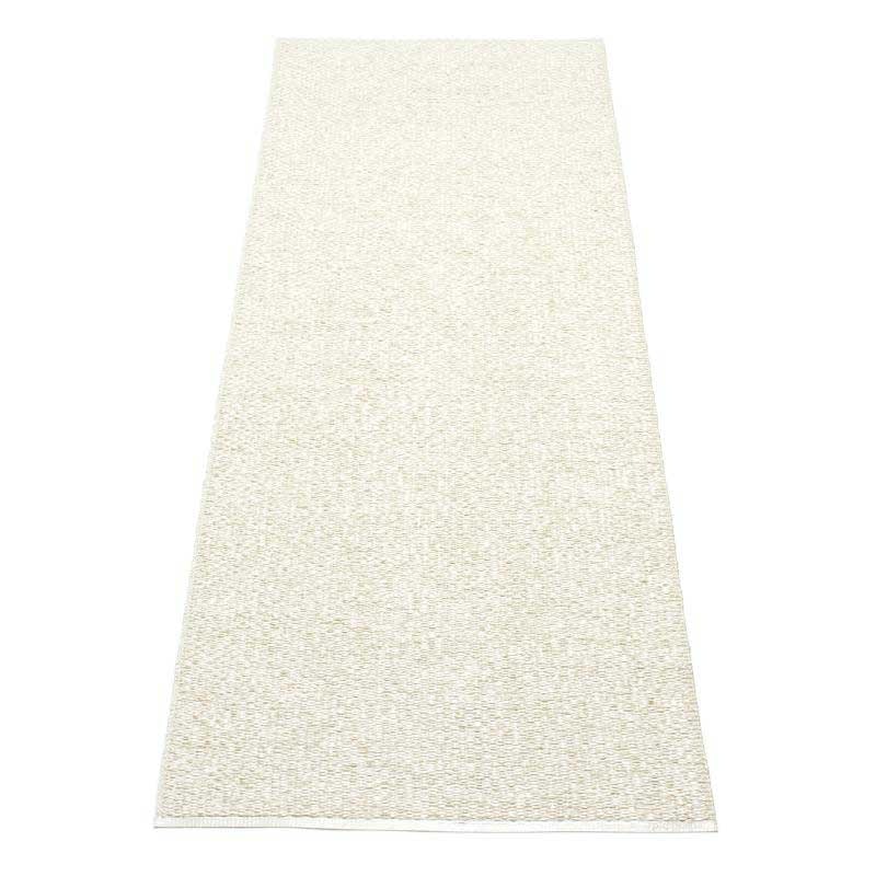 Svea Gulvtæppe 70x240, Vanilla/Beige Metallic