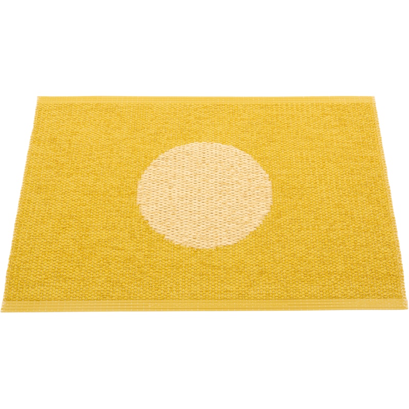 Vera Pop Tæppe 50x70 cm, Mustard / Pale Yellow
