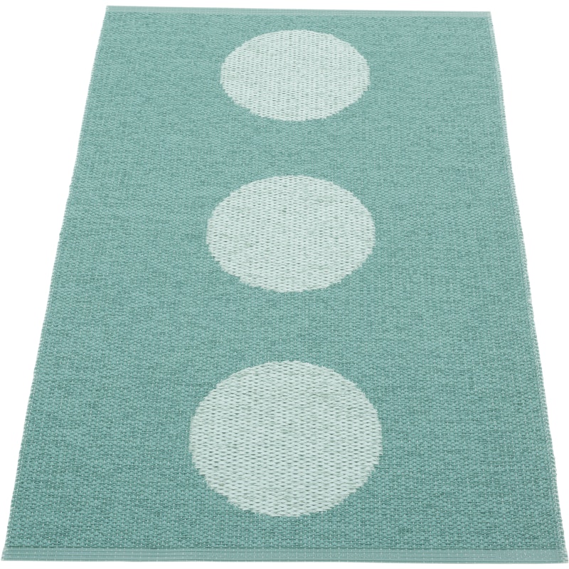 Vera Pop Tæppe 70x120 cm, Jade / Pale Turquoise