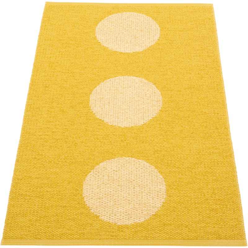 Vera Pop Tæppe 70x120 cm, Mustard / Pale Yellow