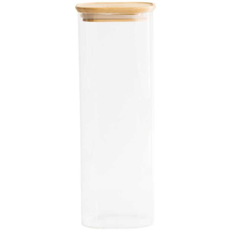 Glaskrukke Med Låg Firkantet, 2,2 L