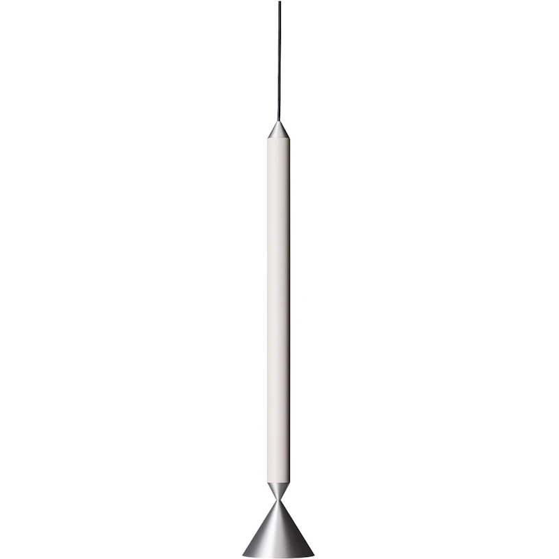 Apollo 59 Pendel, Turtledove / Poleret Aluminium