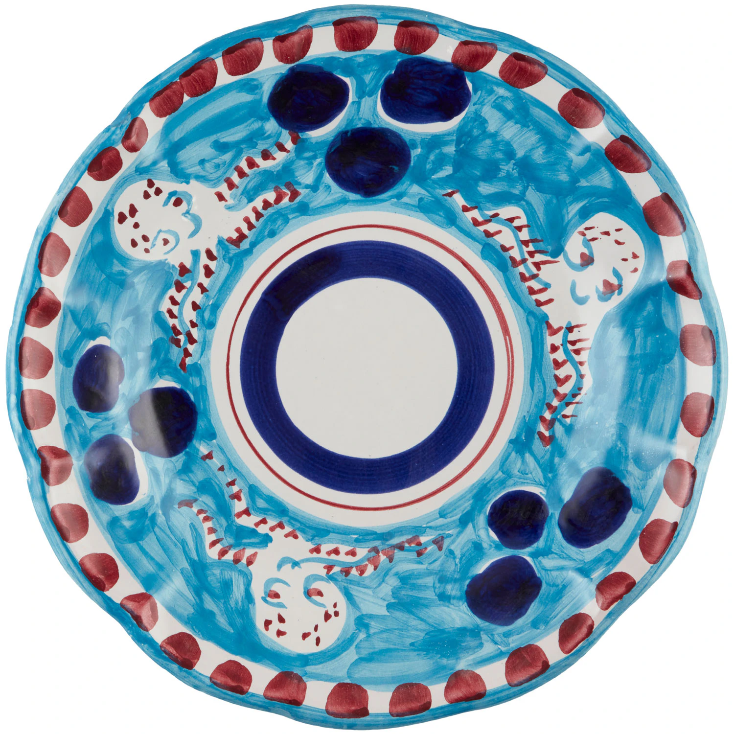 Piccola Home Amalfi Salattallerken 20 Cm - Asietter Keramik Turkis - PT2000-A-TUR-PU