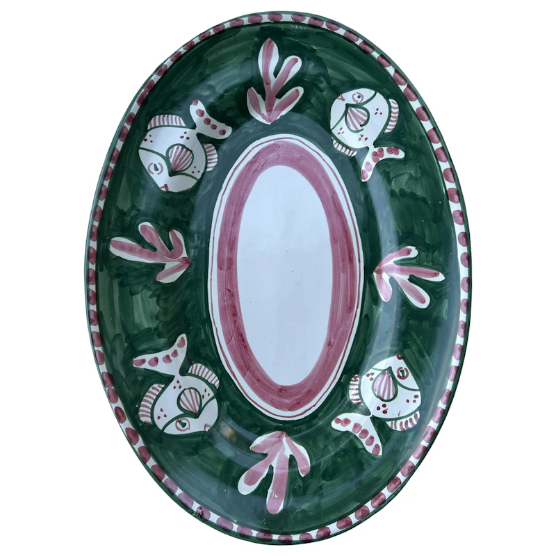 Amalfi Serveringsfad 37 cm, Grønt