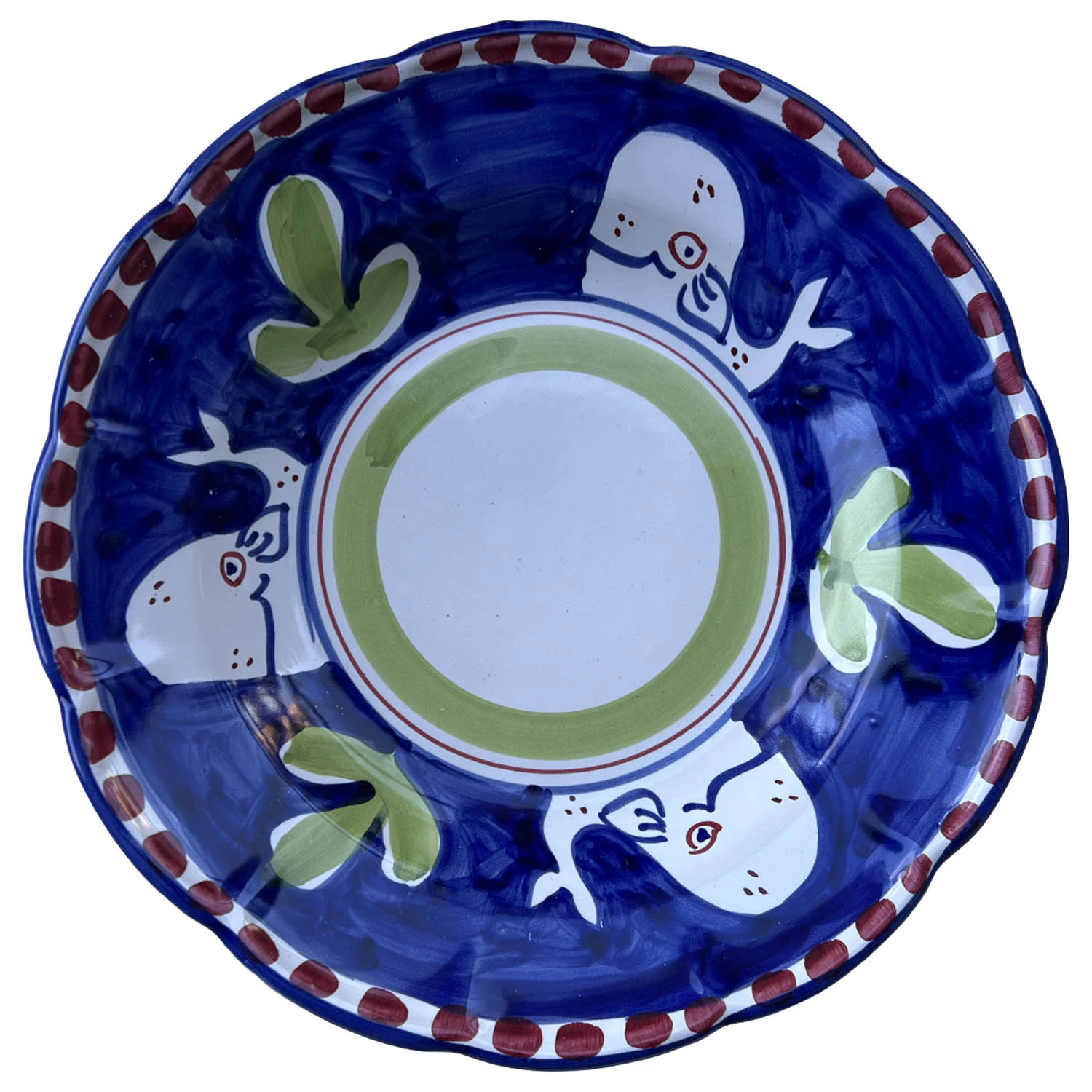 Piccola Home Amalfi Tallerken 26 Cm - Middagstallerkner Keramik Bl&aring; - PT26TV-A-EB-BAL