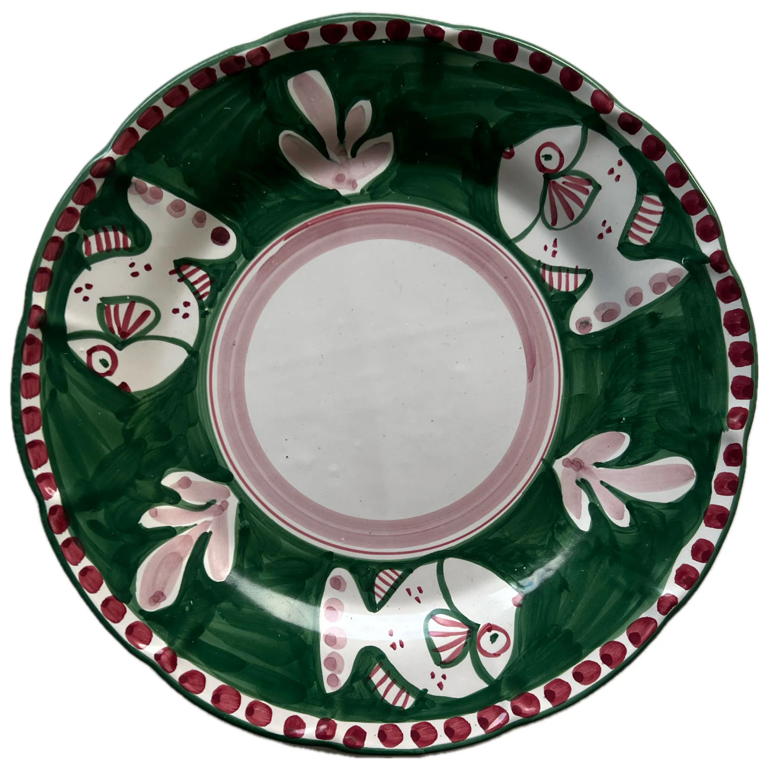 Piccola Home Amalfi Tallerken 26 Cm - Middagstallerkner Keramik Gr&oslash;n - PT26TV-A-VER-PE