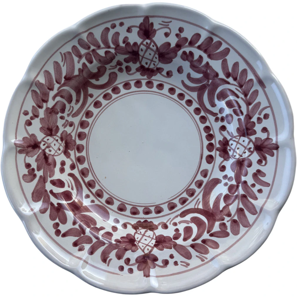 Piccola Home Positano Dyb Tallerken 26 Cm - Dybe tallerkner Terrakotta R&oslash;d - PT2300-PO-ROSSO