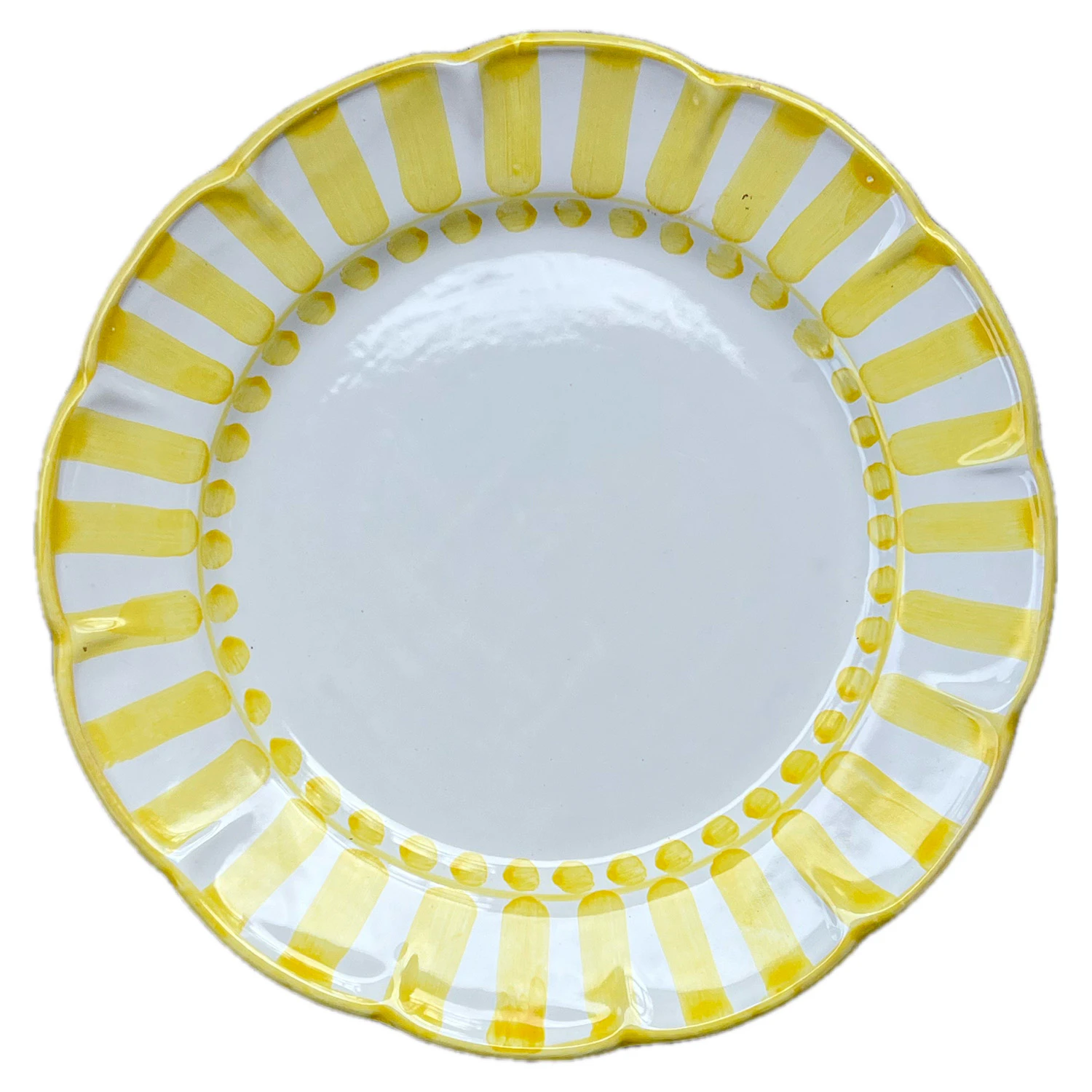 Piccola Home Riviera Middagstallerken 26 Cm - Middagstallerkner Terrakotta Gul - PT2600-RC-LGI