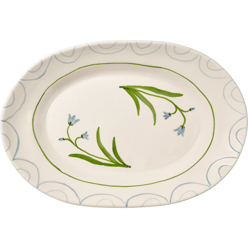 Cottage Flower Serveringsfad Blue Bell 26 cm