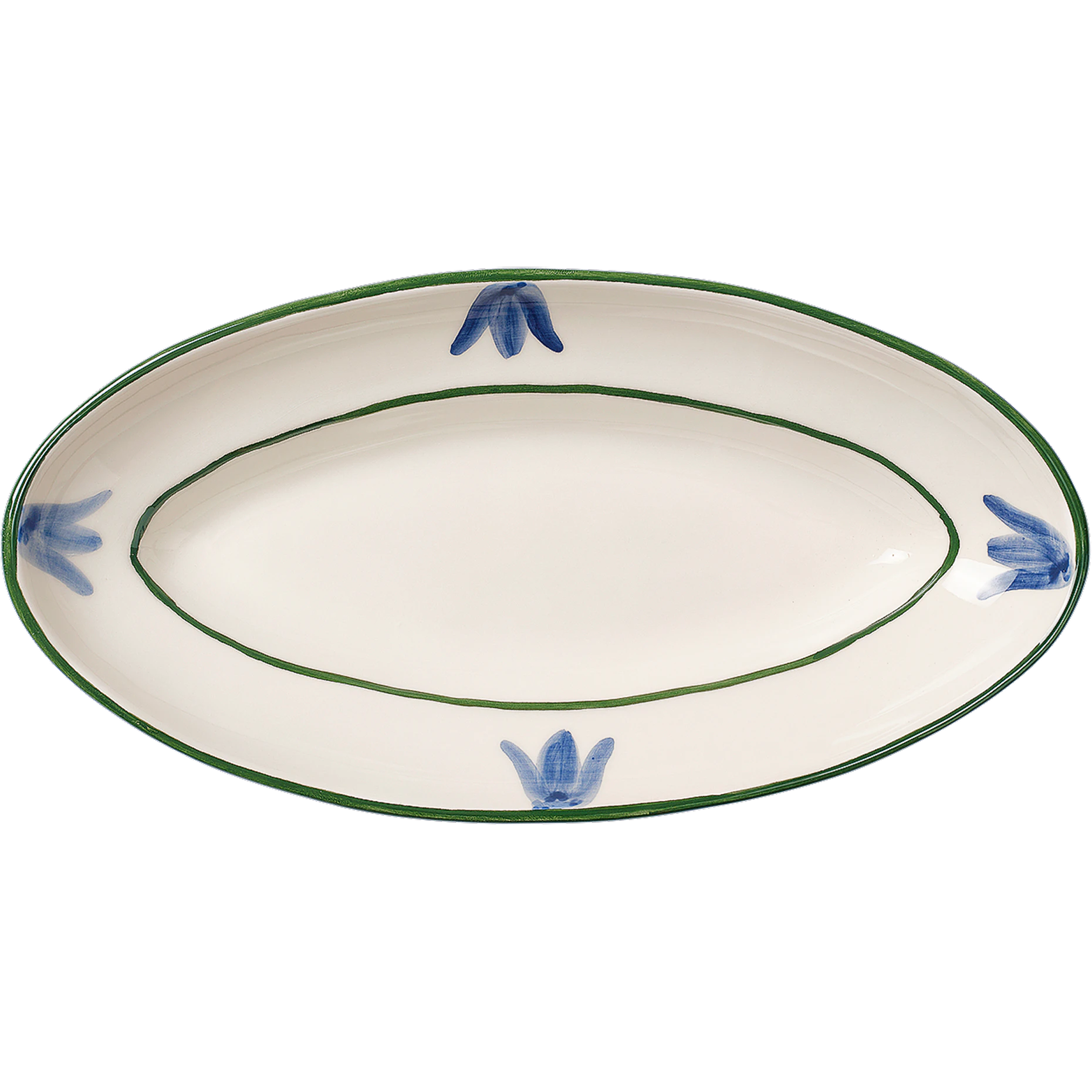 Pick a Poppy Cottage Flower Serveringsfad Blue Bell 13 Cm - Serveringsfad Earthenware Bl&aring; - C20132506SS26-474