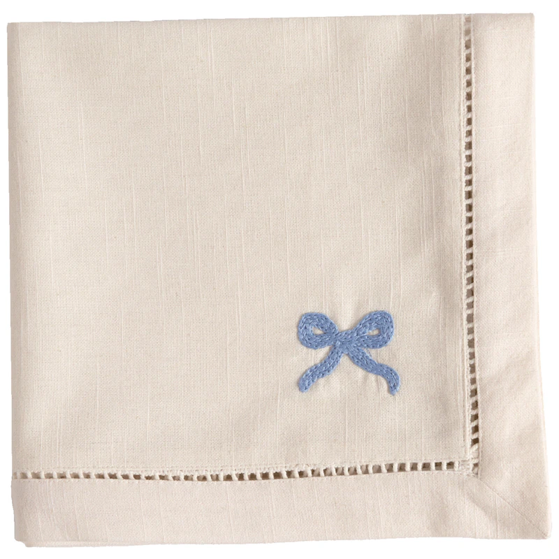 Bow Bomuldsserviet 45x45 cm, Blå